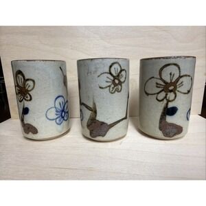 Vintage Otagiri Stoneware Tea Mug Japan set of 3